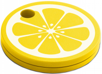 Умный брелок Chipolo Classic Fruit Edition "Лимон" (CH-M45S-YW-R_LMN)