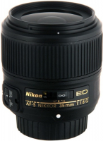 Объектив Nikon 35mm f/1.8G AF-S Nikkor (JAA137DA)