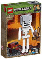 Конструктор Lego Minecraft: Бол.фигурки.Скелет с кубом магмы (21150)