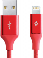 Кабель для iPod, iPhone, iPad TTEC AlumiCable MFI Lightning 8pin Red (2DKM02K)