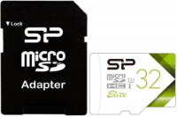 Карта памяти Silicon Power microSDHC 32GB Elite + адаптер (SP032GBSTHBU1V21SP)