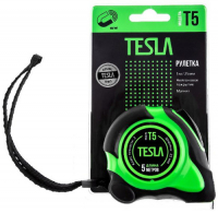 Рулетка TESLA T-5, 5м, 25 мм