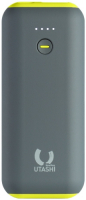 Внешний аккумулятор Utashi A 5000 Grey/Light Green (SBPB-715)
