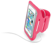 Спортивный наручный чехол Cellular Line Armband Fitness Fuchsia (до 5,2")