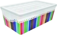 Контейнер для хранения Curver Textile Line 03002-C32-00, Color pencils (215145)