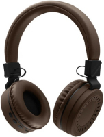 Беспроводные наушники с микрофоном Rombica MySound BH-11 Brown (BT-H018)