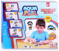 Мозаика 1toy Aqua Pixels: Полицейский участок, 480 деталей (Т13072)