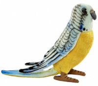 Мягкая игрушка Hansa Creation Попугай волнистый голубой, 15 см (4653П)