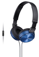 Наушники с микрофоном Sony MDR-ZX310AP Blue