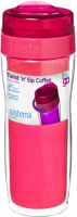 Термокружка для кофе Sistema To-Go Twist 'n' Sip Coffee, 490 мл Red (21478)