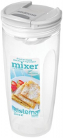 Шейкер Sistema Bake-It Shaker, 700 мл White (1278)