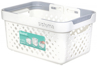 Корзина для белья Sistema Home Basket 1,2л, White (51205)