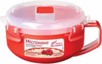 Чаша для завтрака Sistema Microwave Breakfast Bowl, 850 мл Red (1112)