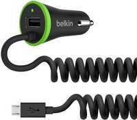 Автомобильное зарядное устройство Belkin Universal Car Charger 3,4A Black (F8M890BT04-BLK)