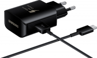 Сетевое зарядное устройство Samsung USB Type-C с функцией быстрой зарядки Black (EP-TA300CBEGRU)