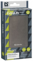 Внешний аккумулятор Defender ExtraLife 4000 Black