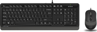Комплект клавиатура+мышь A4Tech FStyler F1010 Black/Grey