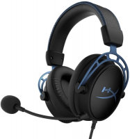 Игровые наушники HyperX Cloud Alpha S Blue (HX-HSCAS-BL/WW)