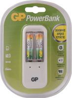 Комплект GP Зарядное устройство PB410 + 2 аккумулятора ААA (LR03) (PB410GS70-CR2)