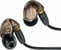 Беспроводные наушники с микрофоном Shure SE535 Bronze (SE535-V+BT2-EFS)