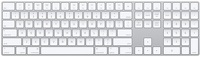 Клавиатура Apple Magic Keyboard with Numeric Keypad White (MQ052RS/A)