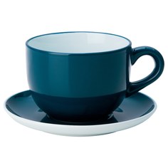 IKEA - НОРДБИ Чашка чайная с блюдцем ИКЕА