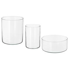 IKEA - ЦИЛИНДР Ваза/миска, 3 шт ИКЕА