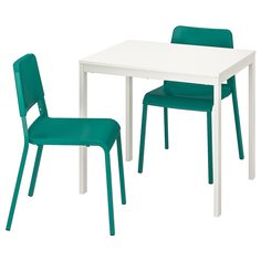 IKEA - ВАНГСТА / ТЕОДОРЕС Стол и 2 стула ИКЕА