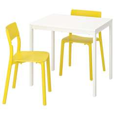IKEA - ВАНГСТА / ЯН-ИНГЕ Стол и 2 стула ИКЕА