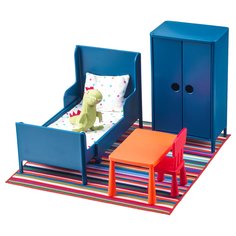 IKEA - ХУСЕТ Кукольная мебель,спальня ИКЕА