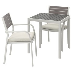 IKEA - ШЭЛЛАНД Садовый стол и 2 легких кресла ИКЕА