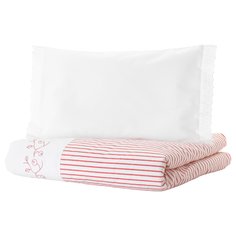 IKEA - ГУЛСПАРВ Пододеяльник, наволочка д/кроватки ИКЕА