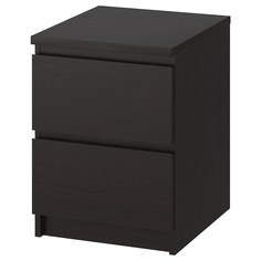 IKEA - МАЛЬМ Комод с 2 ящиками ИКЕА