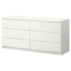 IKEA - МАЛЬМ Комод с 6 ящиками ИКЕА