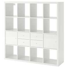 IKEA - КАЛЛАКС Стеллаж с 4 вставками ИКЕА