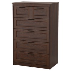 IKEA - СОНГЕСАНД Комод с 6 ящиками ИКЕА