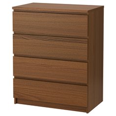 IKEA - МАЛЬМ Комод с 4 ящиками ИКЕА