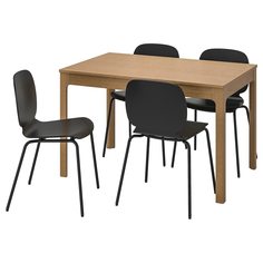 IKEA - ЭКЕДАЛЕН / СВЕН-БЕРТИЛЬ Стол и 4 стула ИКЕА