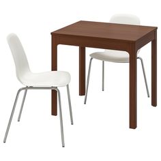 IKEA - ЭКЕДАЛЕН / ЛЕЙФ-АРНЕ Стол и 2 стула ИКЕА