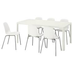 IKEA - ТИНГБИ / ЛЕЙФ-АРНЕ Стол и 6 стульев ИКЕА