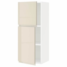 IKEA - МЕТОД Навесной шкаф с полками/2дверцы ИКЕА