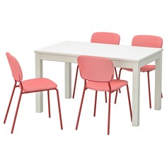 IKEA - ЛАНЕБЕРГ / КАРЛ-ЯН Стол и 4 стула ИКЕА