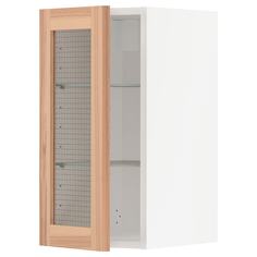 IKEA - МЕТОД Навесной шкаф с полками/стекл дв ИКЕА