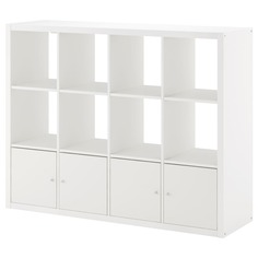 IKEA - КАЛЛАКС Стеллаж с 4 вставками ИКЕА