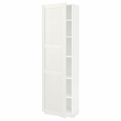 IKEA - МЕТОД Высок шкаф с полками ИКЕА