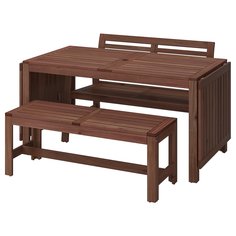 IKEA - ЭПЛАРО Стол+2 скамьи, д/сада ИКЕА