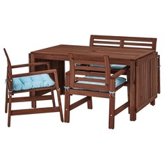 IKEA - ЭПЛАРО Стол+2кресла+скамья, д/сада ИКЕА