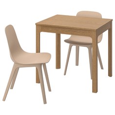 IKEA - ЭКЕДАЛЕН / ОДГЕР Стол и 2 стула ИКЕА