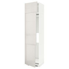 IKEA - МЕТОД Выс шкаф для хол/мороз с 3 дверями ИКЕА