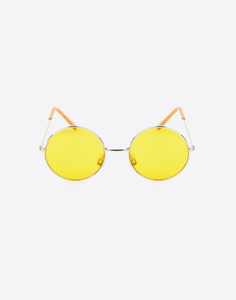 Детские круглые очки жёлтые Gloria Jeans